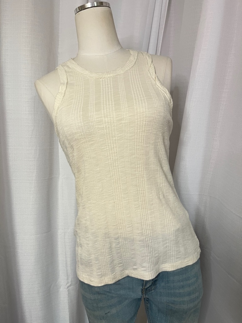 Pilcro Ribbed Tank